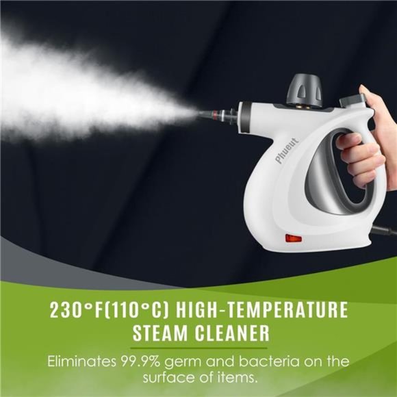 Pressurized Handheld Multi-Surface Natural Steam Cleaner with 12 pcs Accessories - Picture 3 of 6